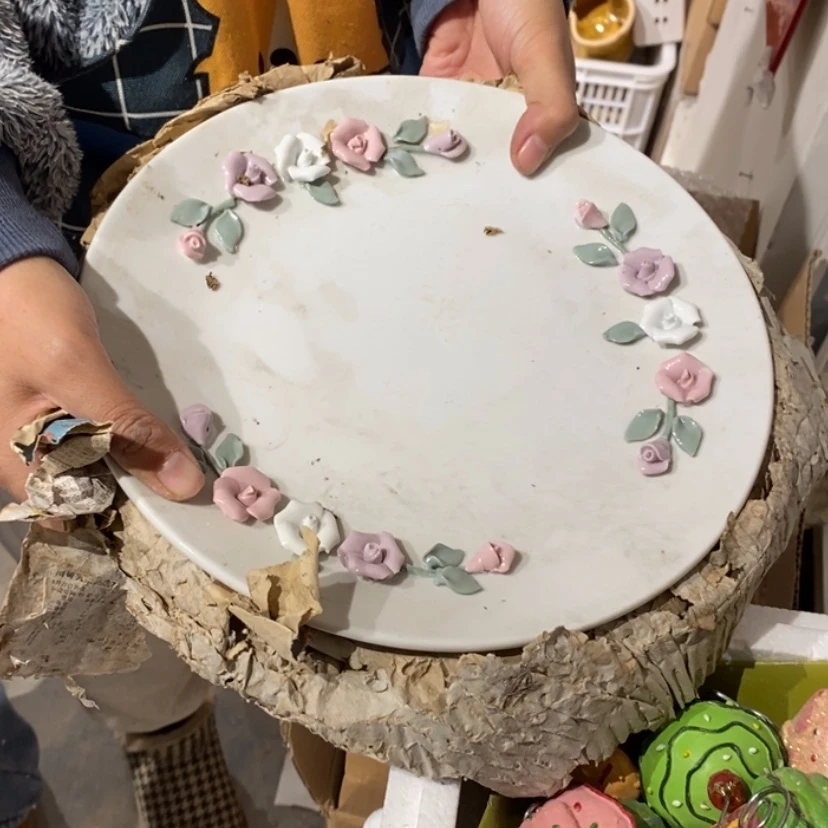 【闪购商品】摆件纯**豆陶瓷摆件瑕疵特卖