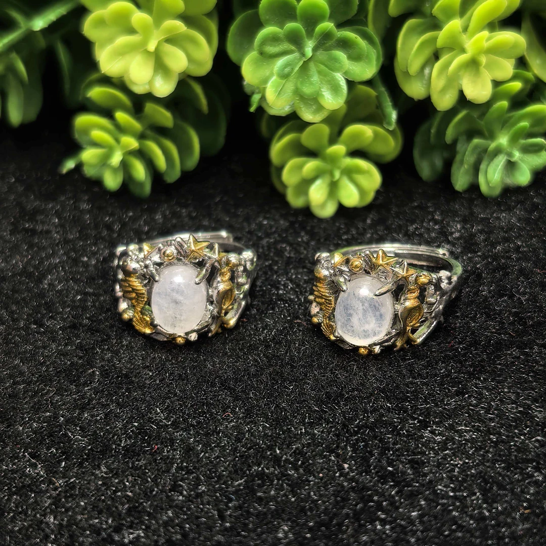 CT3558【东齐珠宝】月光石戒指-多样性发货只发一件