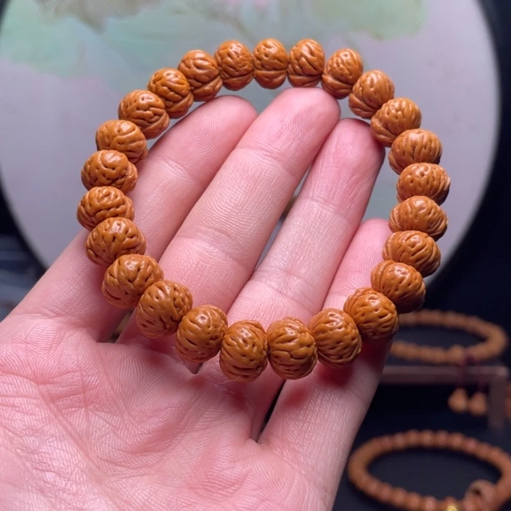 葫***K桃核手串13蟠桃手串