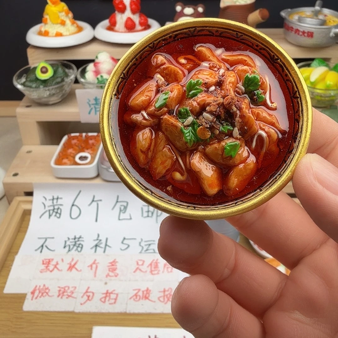 树脂食玩冰箱贴 凭开箱视频售后