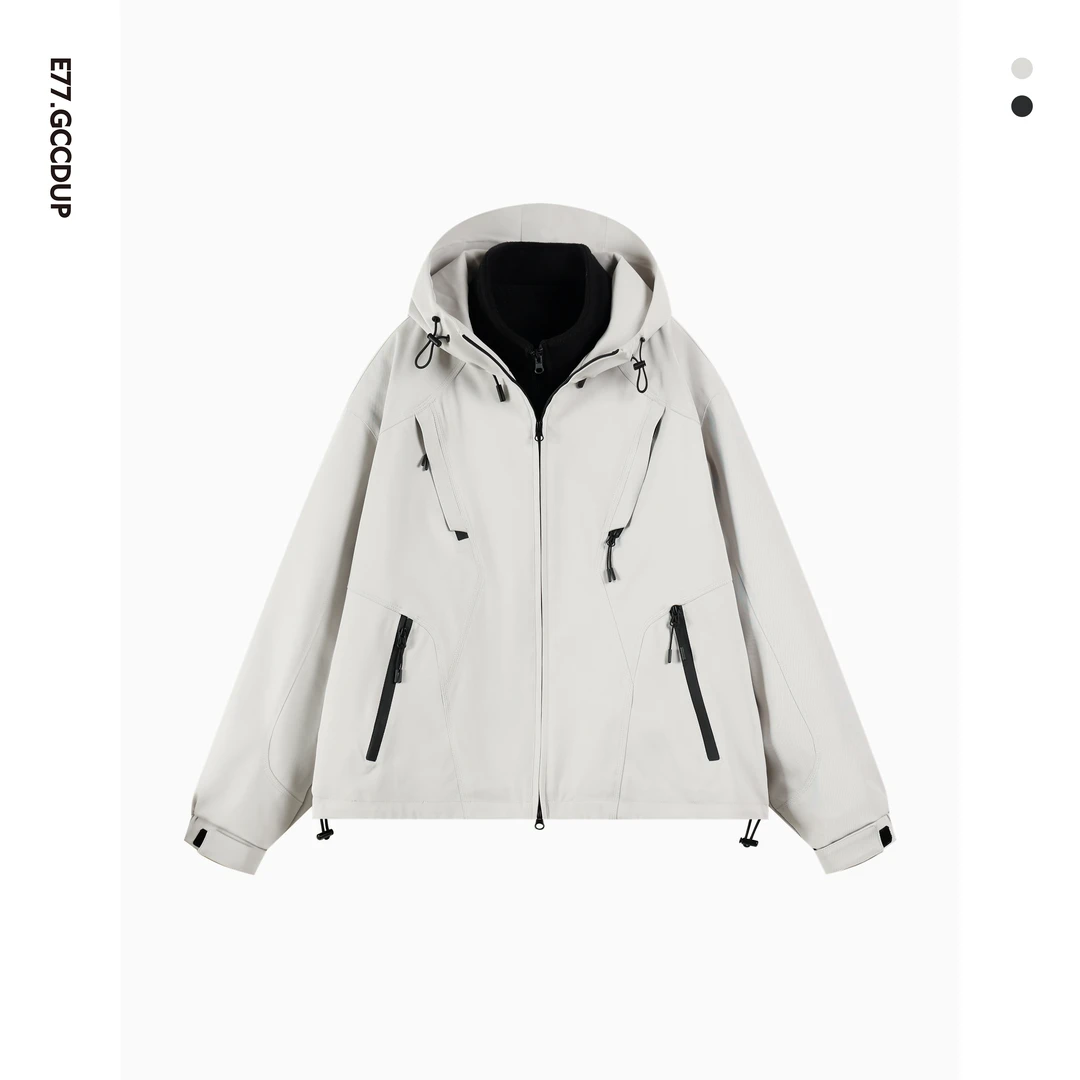 GCCDUPE77『拓渊』三防科技户外运动冲锋衣活页压胶登山服夹克外套