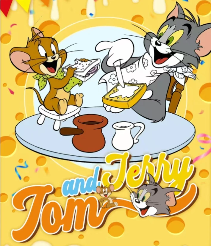 【宠粉/吃】童心文创 猫和老鼠复古撕撕乐收藏卡牌 国卡二创