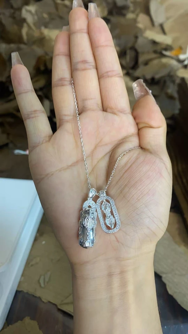 （鑫鑫）精品貔貅金刚杵项链（无礼盒） S299