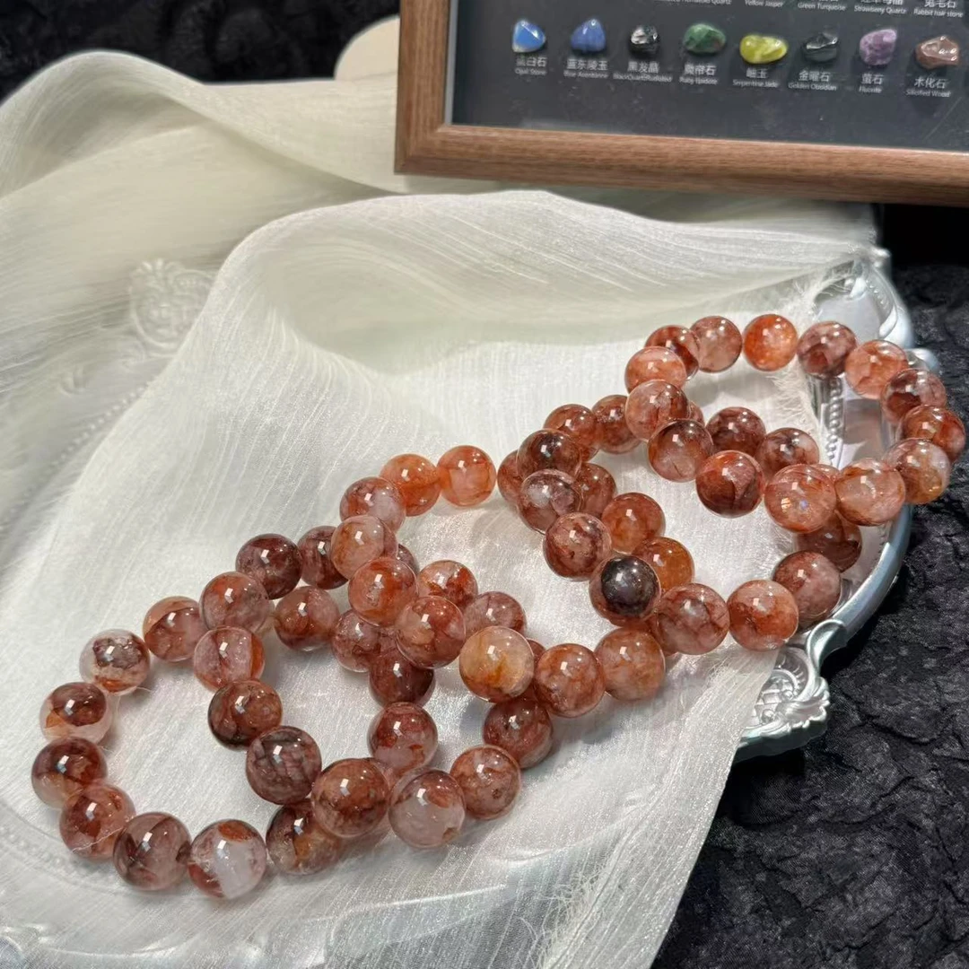 ZB天然大m数红胶花素串手链——多样性发其一