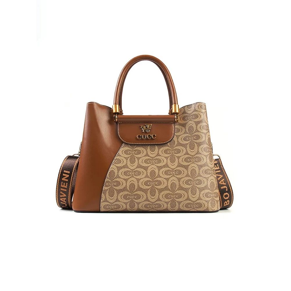 C3167-14字母防刮通勤风夹层拉链袋单肩包轻奢时尚