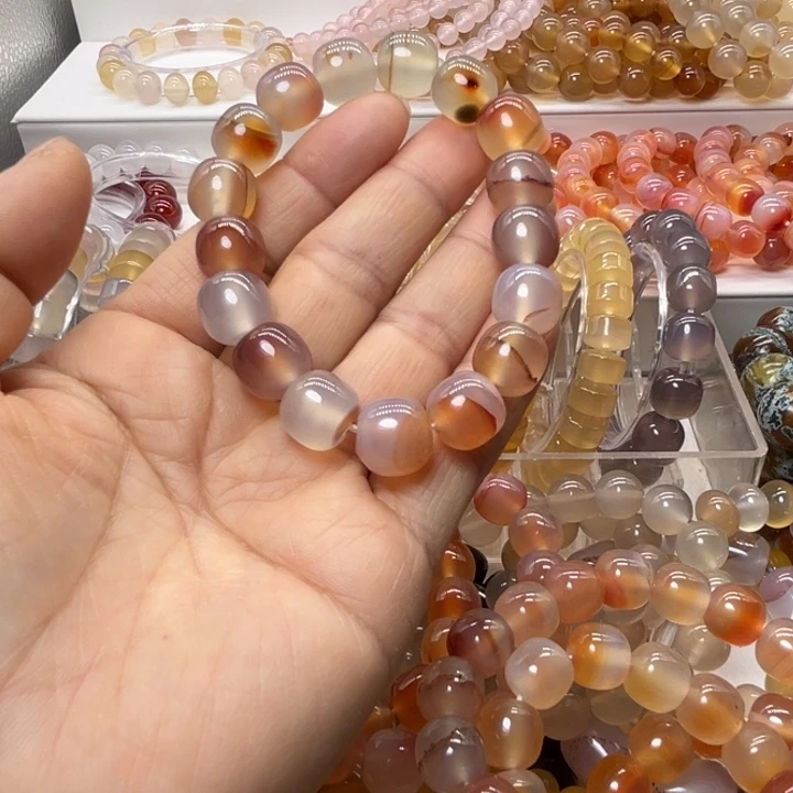 *****玛瑙/玉髓合金手链