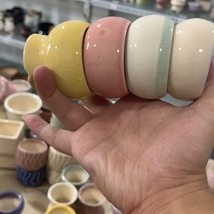 微瑕陶瓷花盆满9.9发