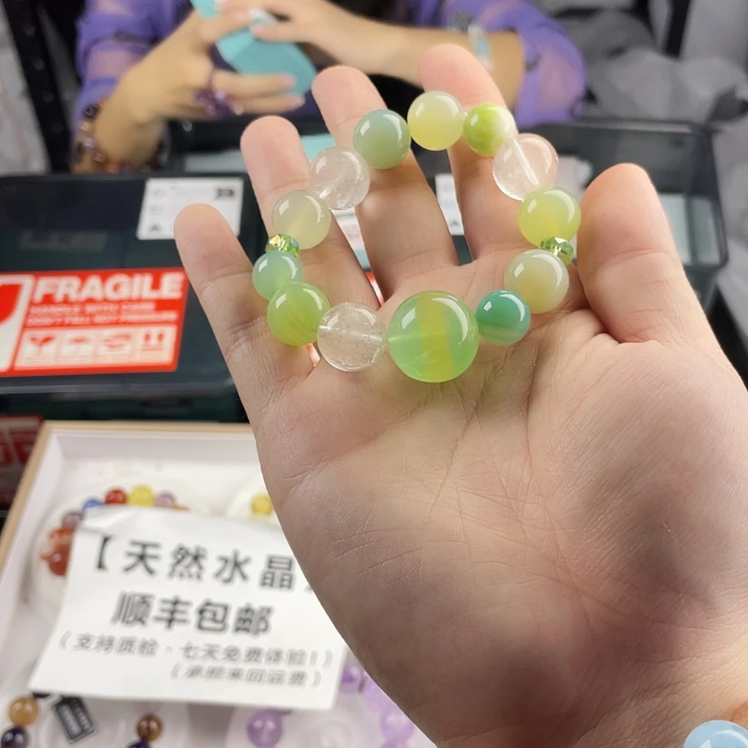 手链银S925镶嵌水晶