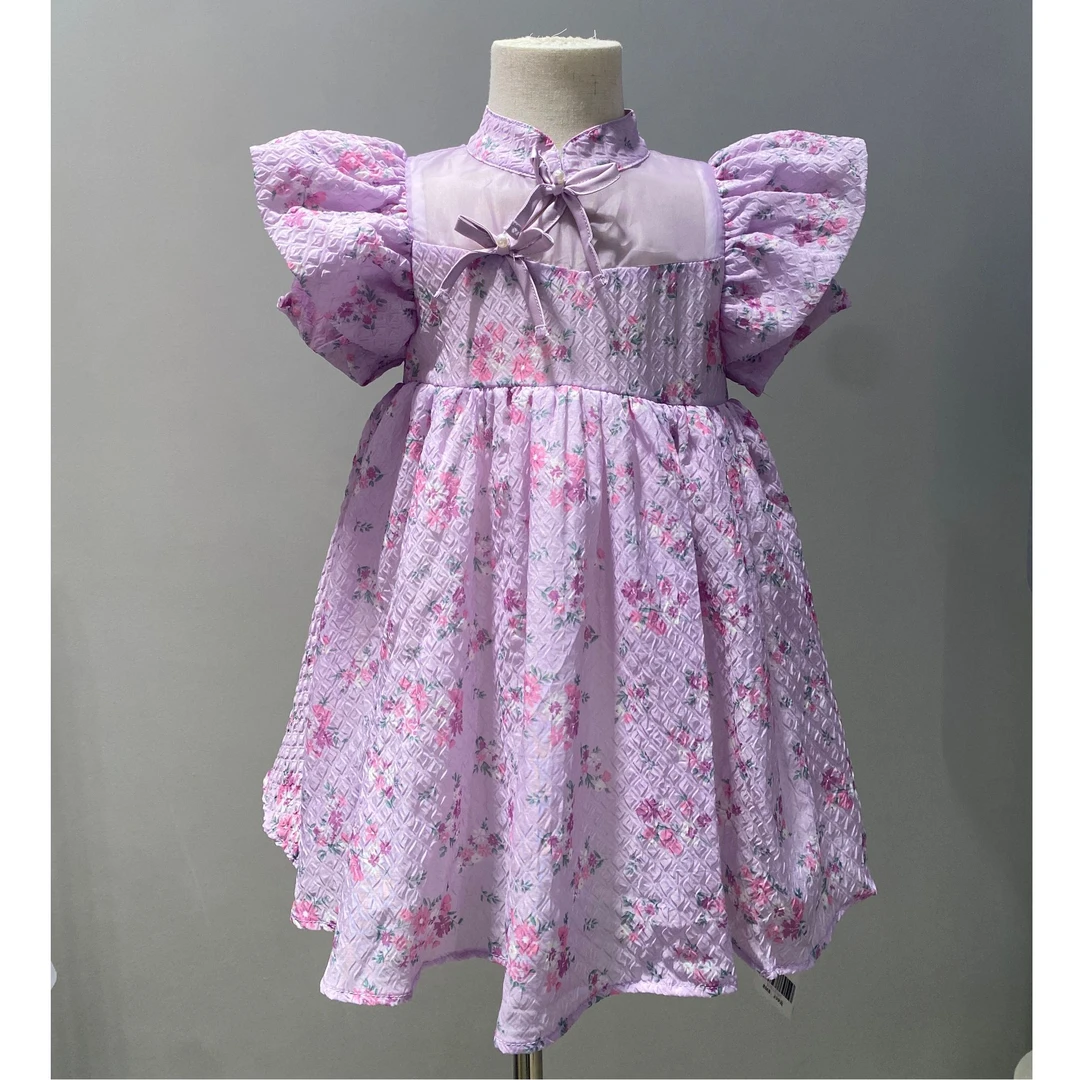 7.3小O宝Okids童装  宝宝碎花公主裙  XGCXL530