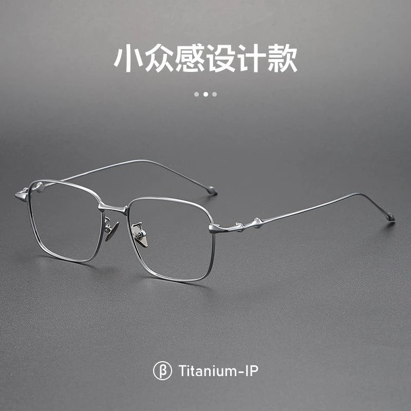 G-M同款超轻纯钛近视眼镜框男防蓝光高级潮流女眼睛架时尚Ad-702