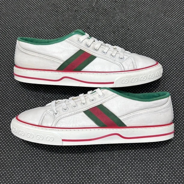 95新 GUCCI/古驰 40码 26.5cm 白色 1977 板鞋