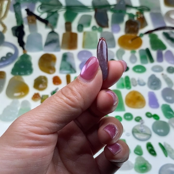 翡翠未镶嵌挂件天然翡翠