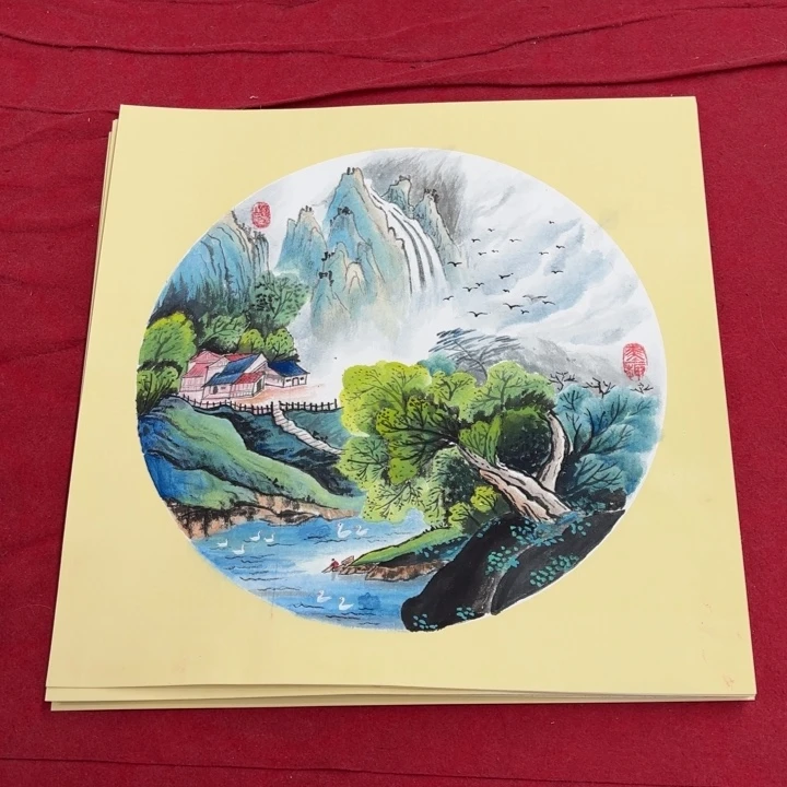 国画花鸟等多种鸟类的栖息50.50