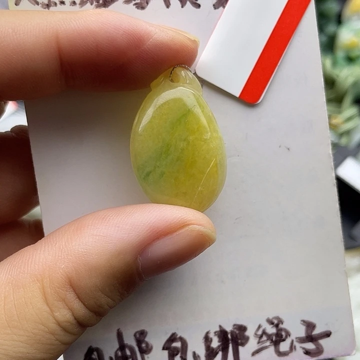 颈饰未镶嵌翡翠天然翡翠