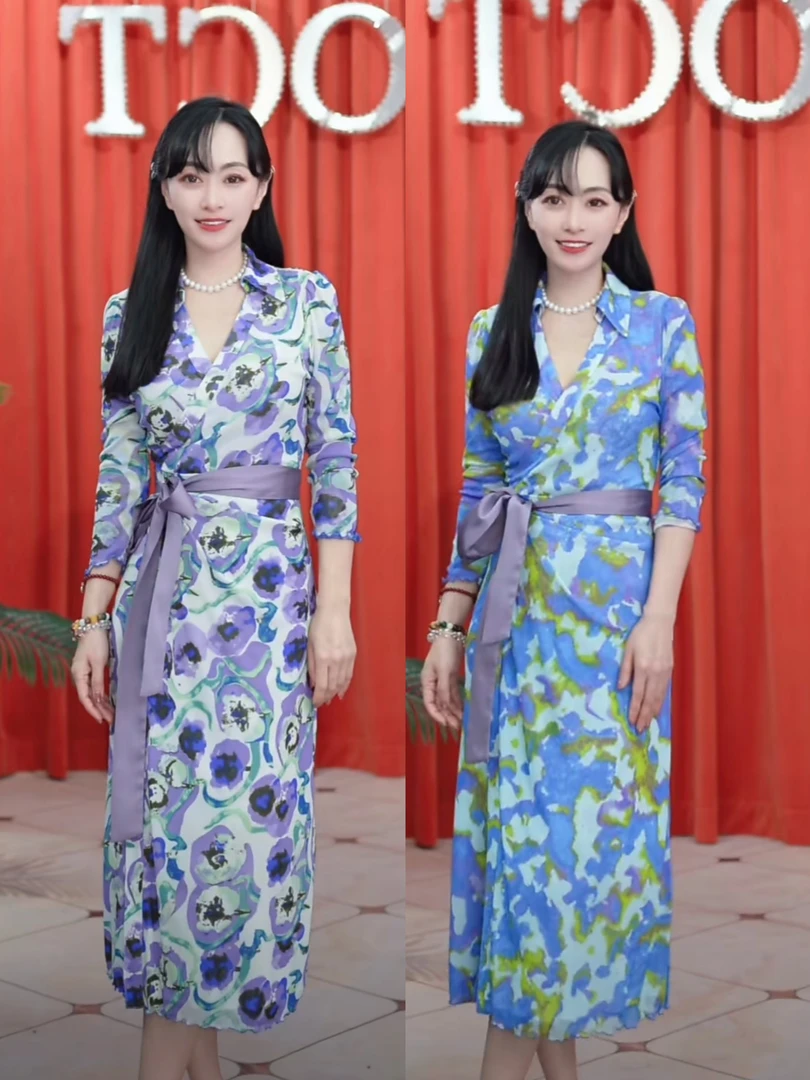 【OCT-紫霞家】MX6018 连衣裙