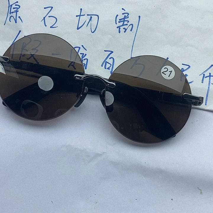 八***水晶眼镜未镶嵌无框眼镜