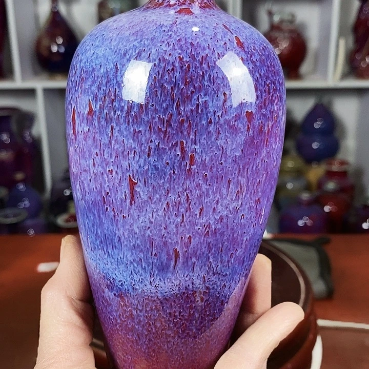 尚峰钧窑作品梅瓶