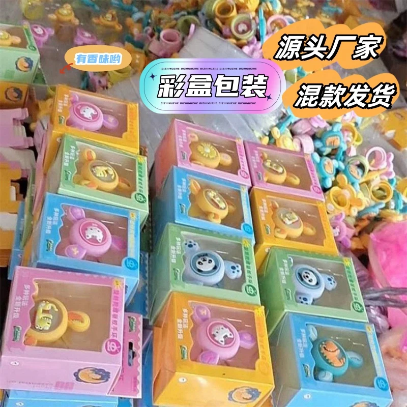 发光旋转陀螺啪啪圈闪光驱蚊手环儿童小礼物幼儿园活动小礼品玩具