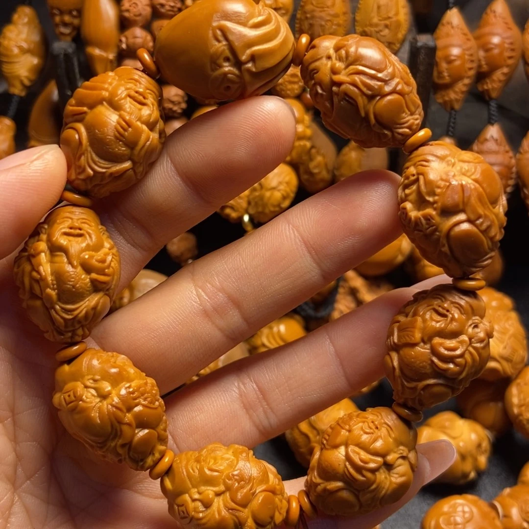 【闪购商品】手串/手链橄榄核八方财神