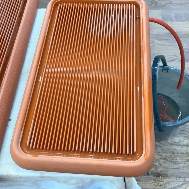 L**-6035 5厚橙金料平稳款电木茶盘