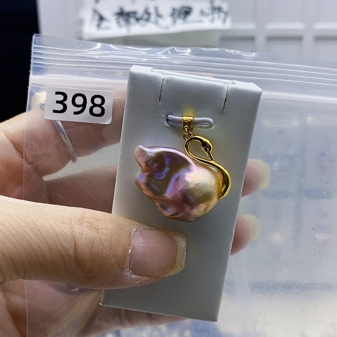 颈饰合金淡水珍珠