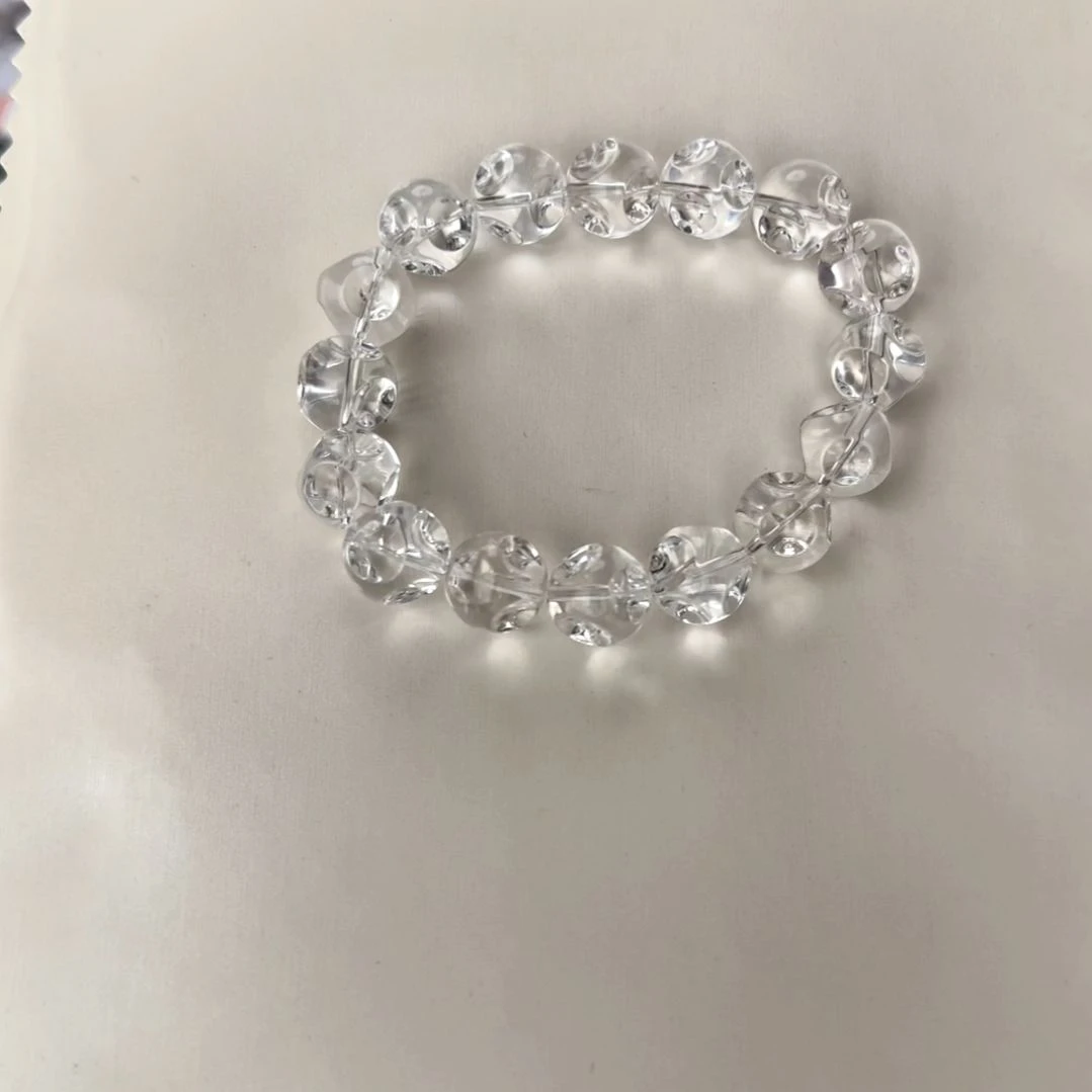 水晶手链未镶嵌这***题素圈