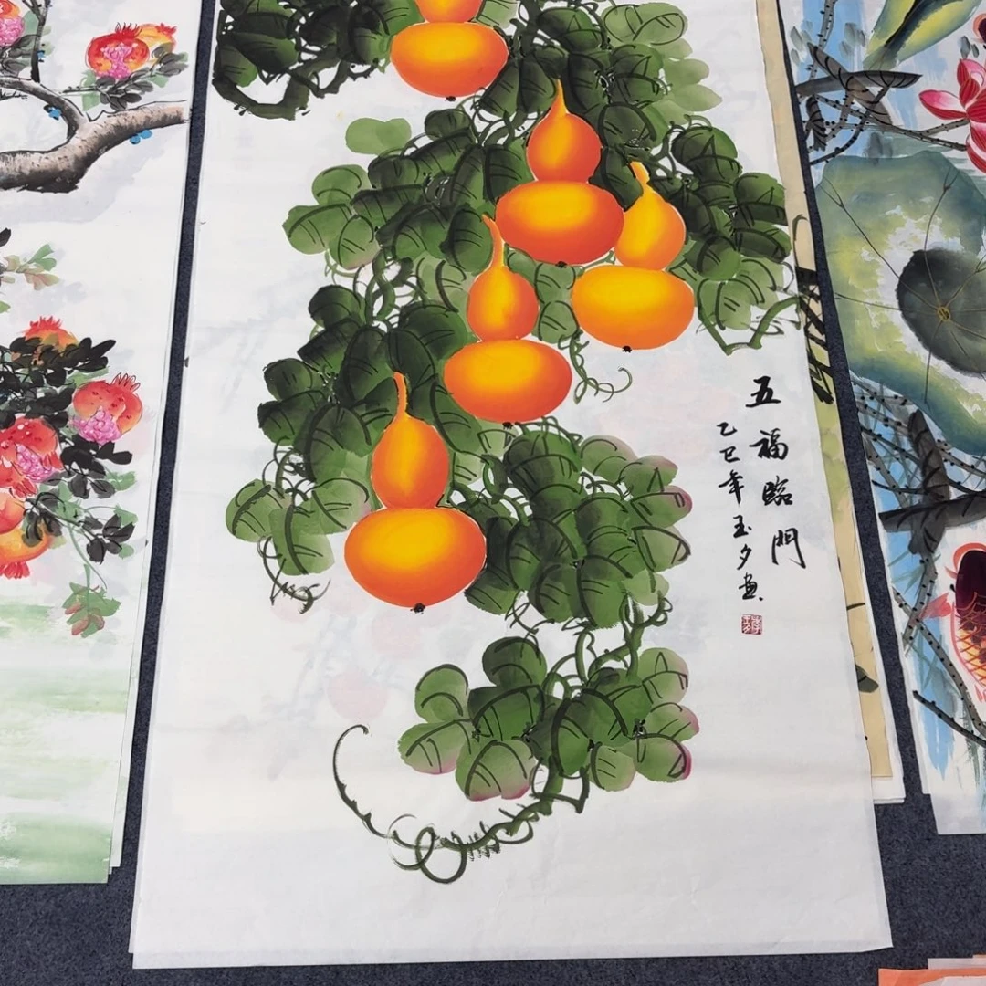 国画140×70画画画画