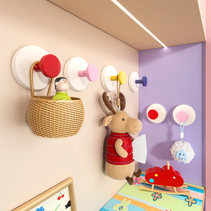 玄关吸盘挂钩免打孔强力承重粘胶入户门口放钥匙神器挂帽子置物架