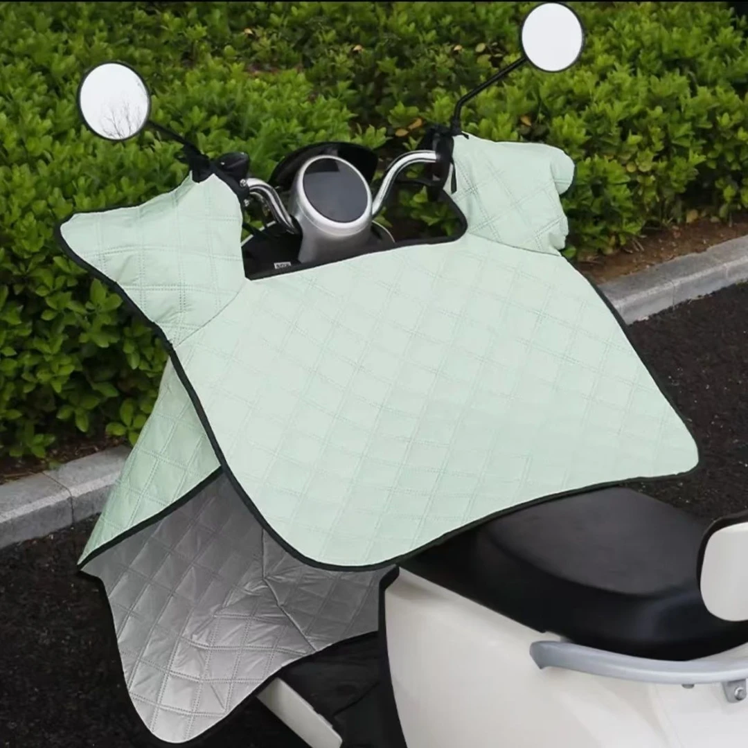 电动车挡风夏季遮阳防水电瓶车薄款防风挡风被夏季挡风被