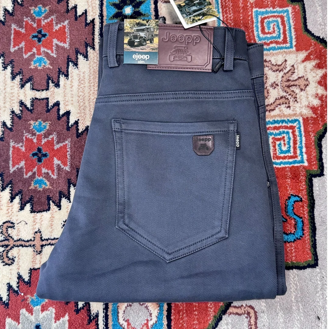 休闲裤男士蓝色直筒时尚百搭冬季秋春季修身冬季黑色春冬潮流弹力