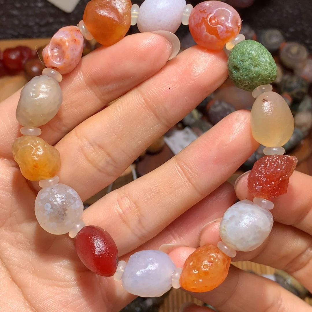 未镶嵌玛瑙/玉髓珠宝半成品