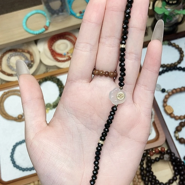 未镶嵌非洲紫檀（红花梨）手串