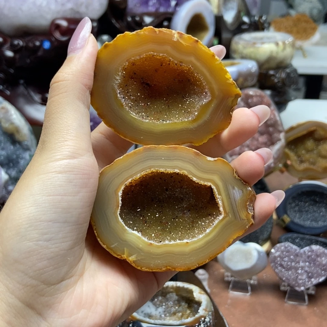 紫晶摆件未镶嵌水晶
