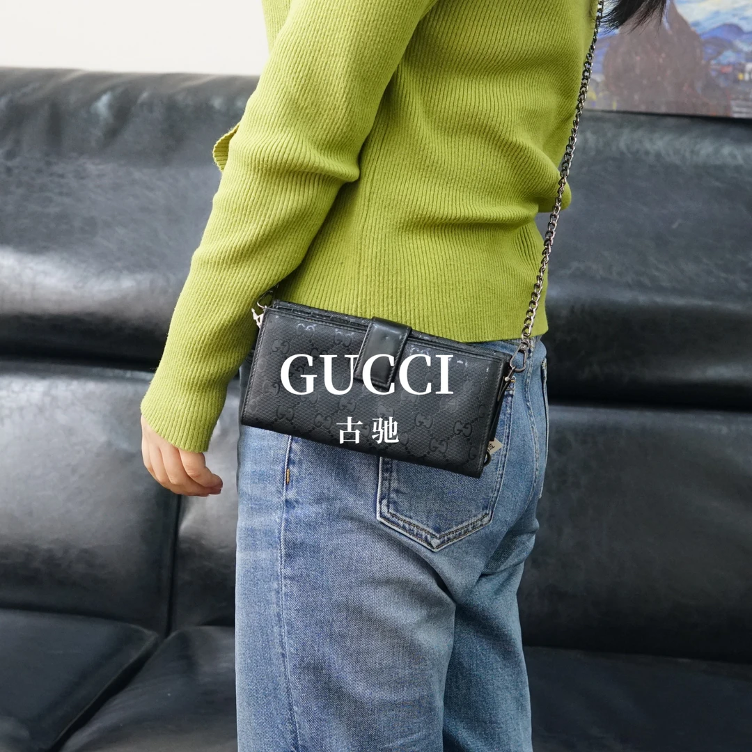 95新 GUCCI/古驰 链条钱包/ZZ02212025/2025