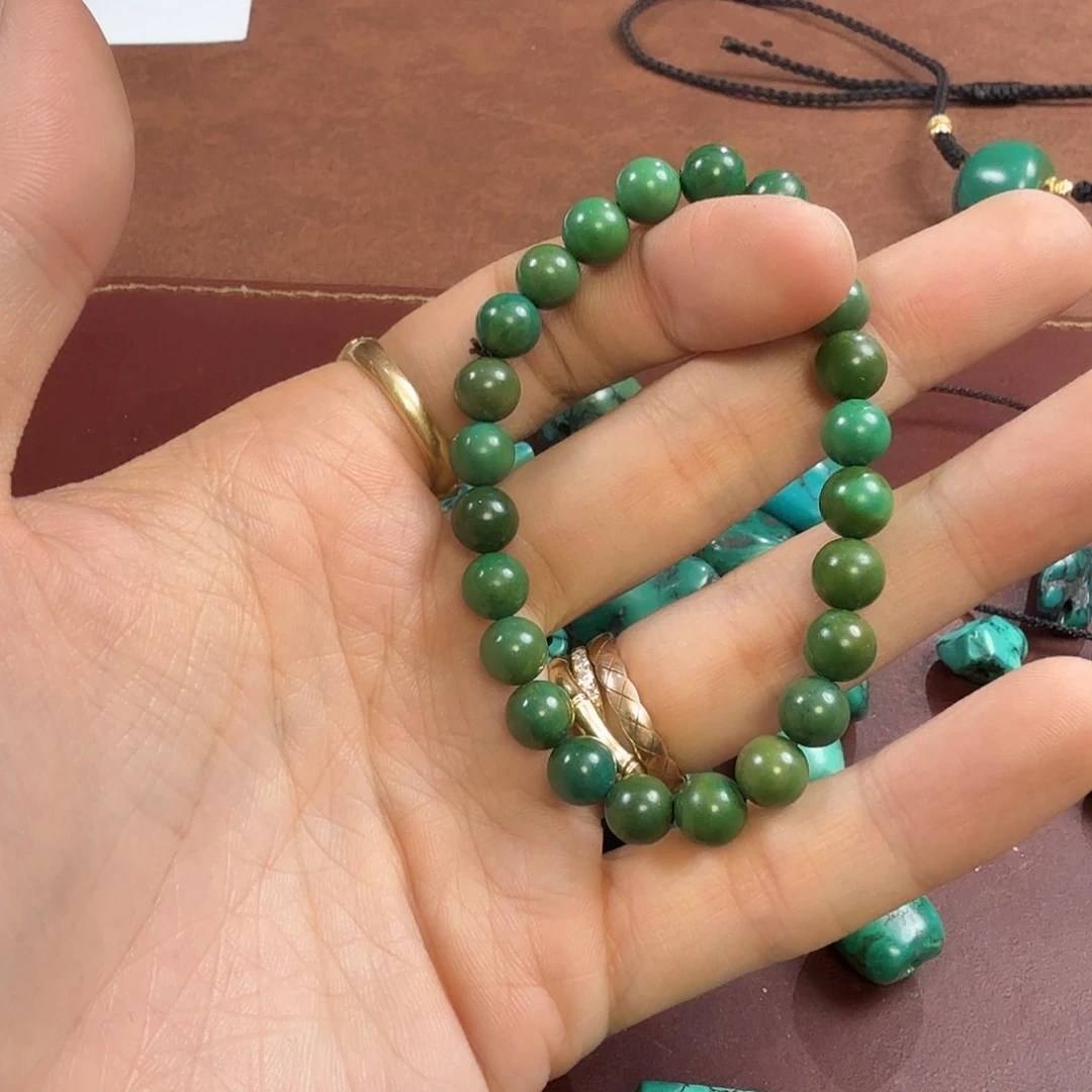 大理石磁石松松珠手串多样性发货1