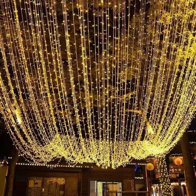 户外led小彩灯闪灯串灯满天星五颜六色婚庆室外房间圣诞装饰灯