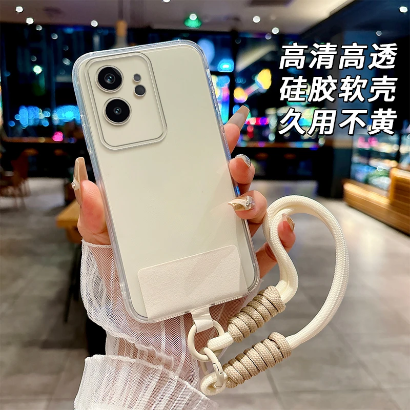 全透明软硅胶realme真我Gt6手机壳RMX3800防摔精孔不发黄简约大气