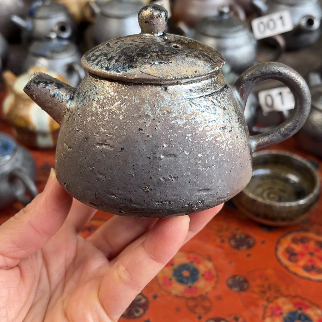 柴烧茶器主人杯杯柴烧