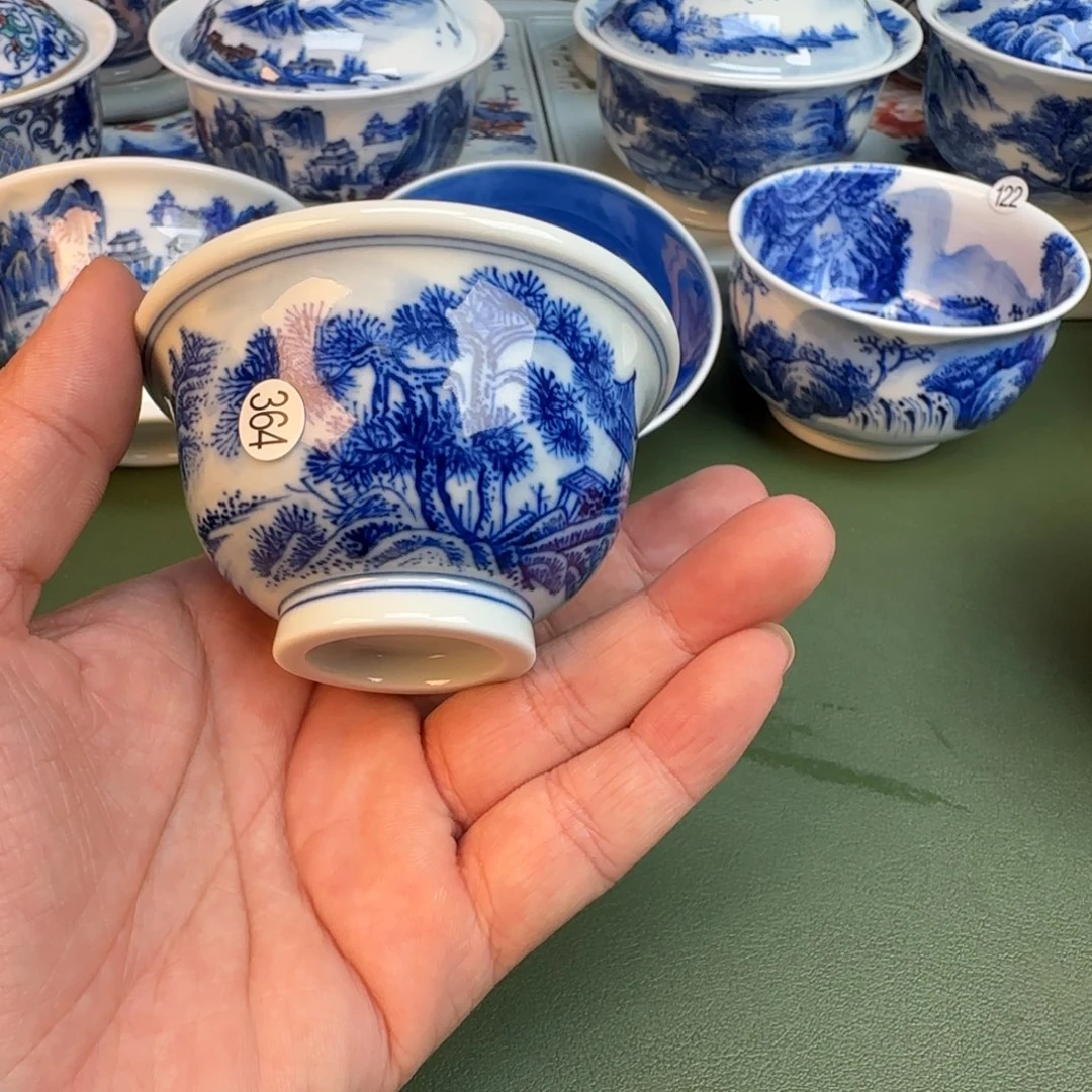 陶纯手工纯手绘茶具364