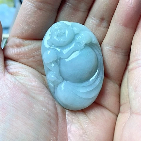 翡翠颈饰未镶嵌天然缅甸翡翠a货
