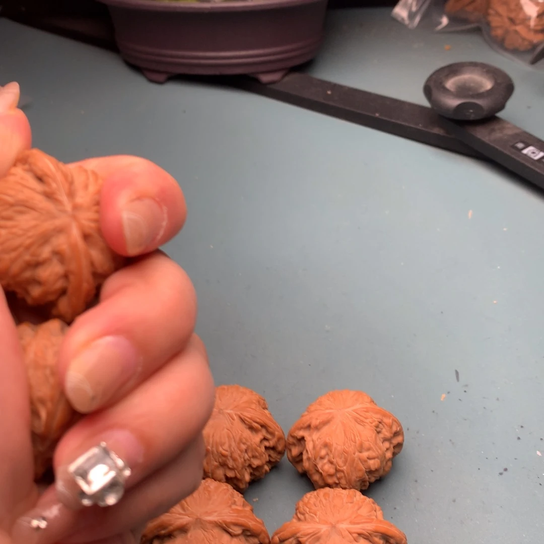 文玩核桃把件磨盘4041不是正磨