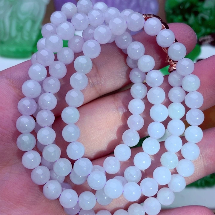 翡翠未镶嵌毛衣链
