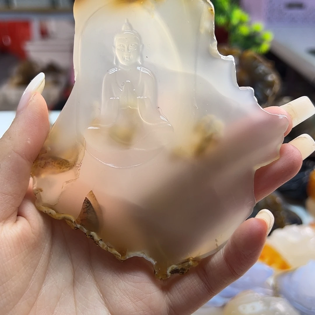 玛瑙/玉髓未镶嵌吊坠(不含链)