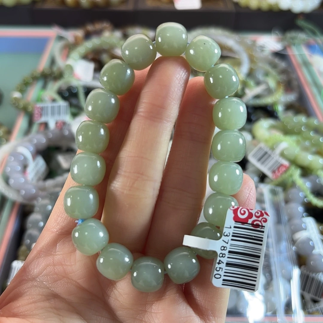 和田玉未镶嵌手链375