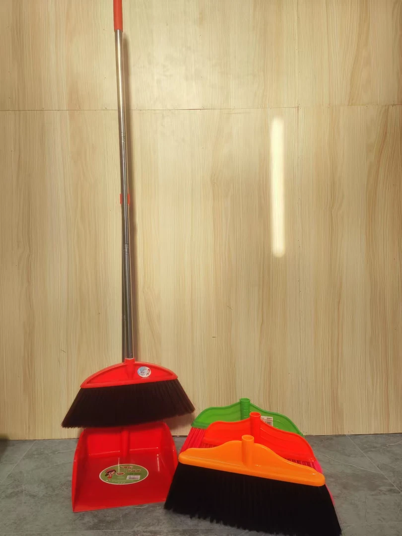 扫把簸箕套装家用撮箕笤帚单个旋转刮水器不粘头毛发干湿两用扫帚