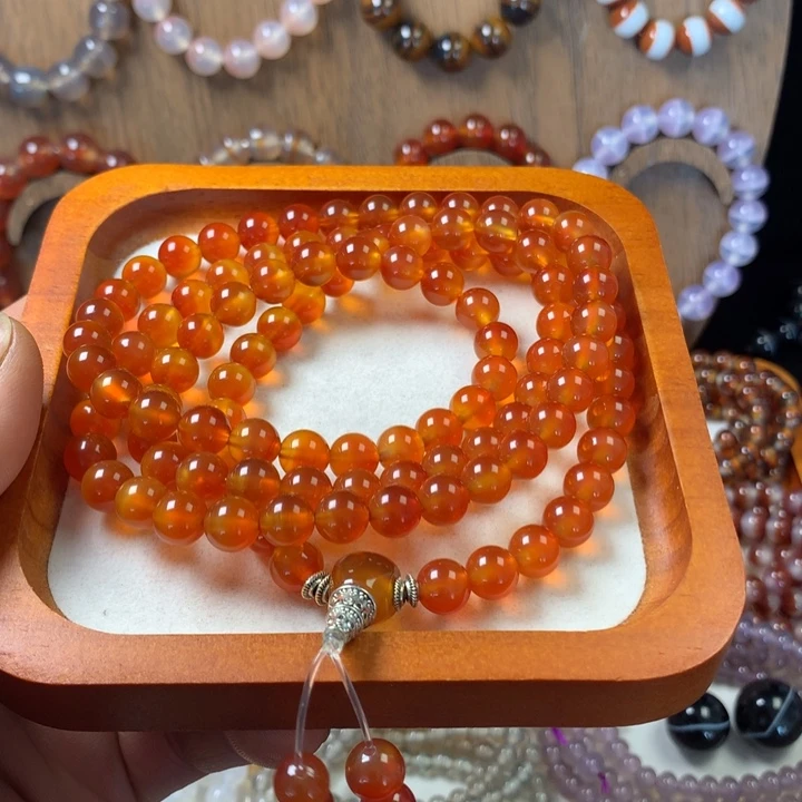 玛瑙/玉髓未镶嵌手链