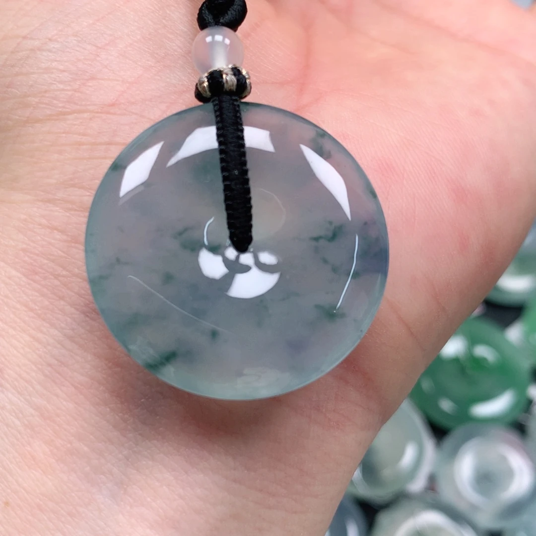 颈饰未镶嵌翡翠天然翡翠