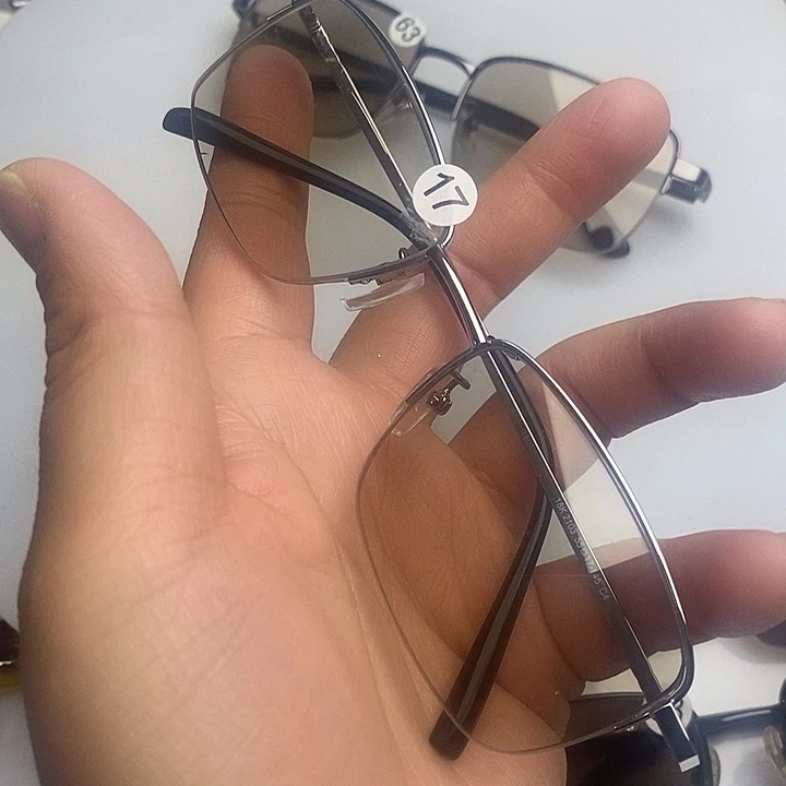 半框款天然水晶石头眼镜有棉