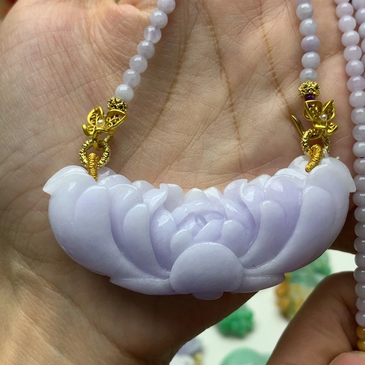颈饰未镶嵌翡翠翡翠