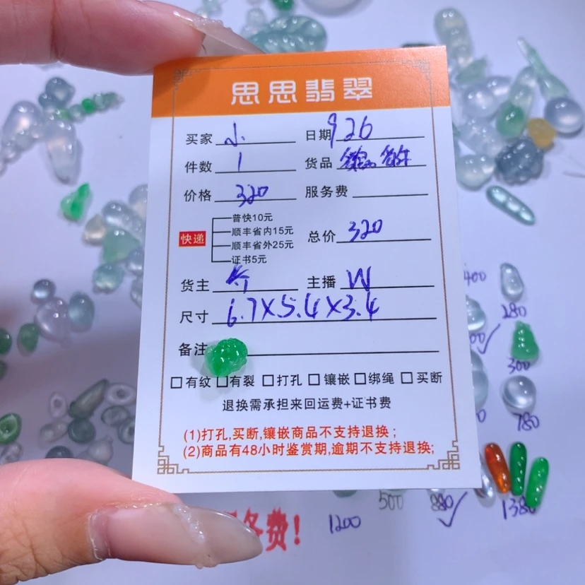 【闪购商品】颈饰未镶嵌翡翠小*貔貅
